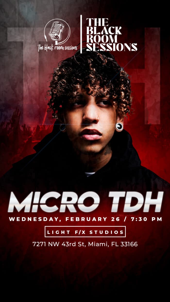 Ticket: THE BLACK ROOM SESSIONS 30th Installment Micro TDH ( Meet & Greet)